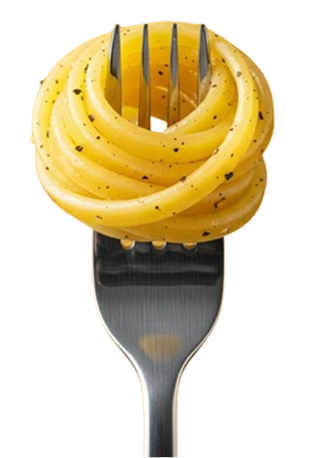 Fork with pasta